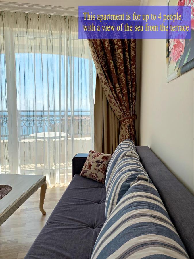 Private Super Apartments By Sea In Apart Hotel ! Pomorie Eksteriør bilde